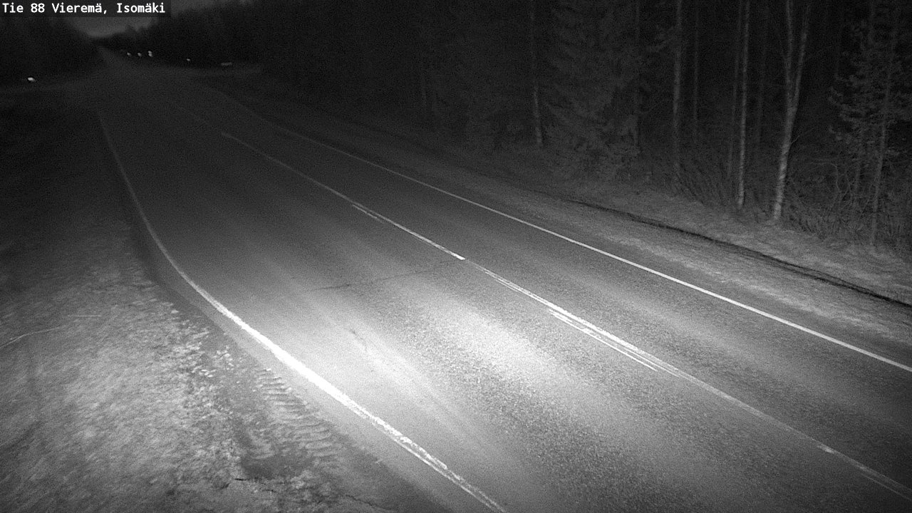 Weather Camera Image Road 88 Vieremä, Isomäki, Vieremä, Pohjois-Savo