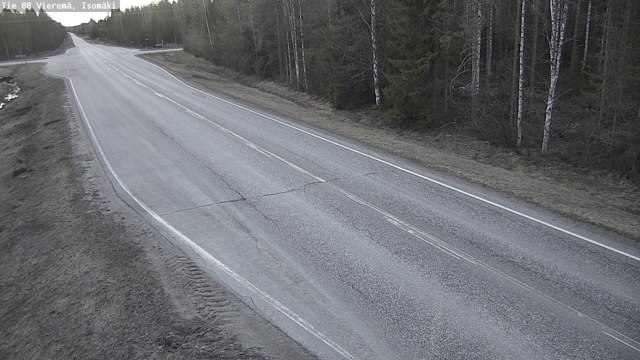 Kelikamerat Kuva Tie 88 Vieremä, Isomäki, Vieremä, Pohjois-Savo