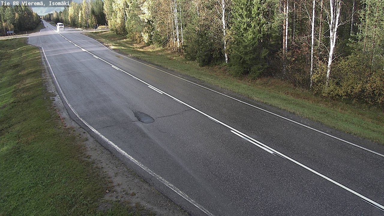 Kelikamerat Kuva Tie 88 Vieremä, Isomäki, Vieremä, Pohjois-Savo