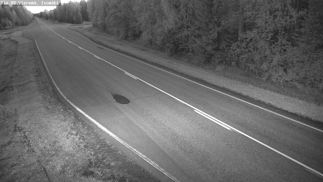 Weather Camera Image Road 88 Vieremä, Isomäki, Vieremä, Pohjois-Savo