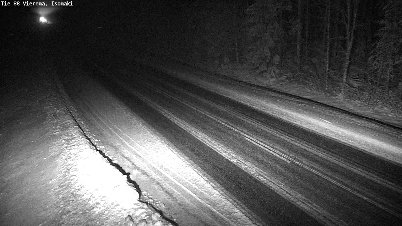 Weather Camera Image Väg 88 Vieremä, Isomäki, Vieremä, Pohjois-Savo
