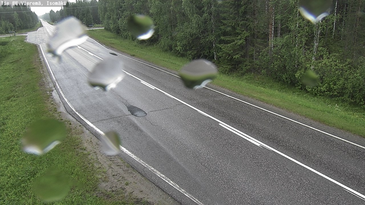 Weather Camera Image Väg 88 Vieremä, Isomäki, Vieremä, Pohjois-Savo