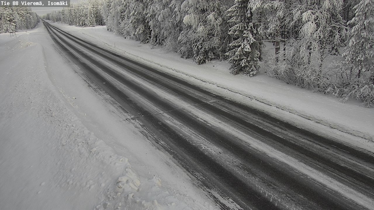 Weather Camera Image Road 88 Vieremä, Isomäki, Vieremä, Pohjois-Savo