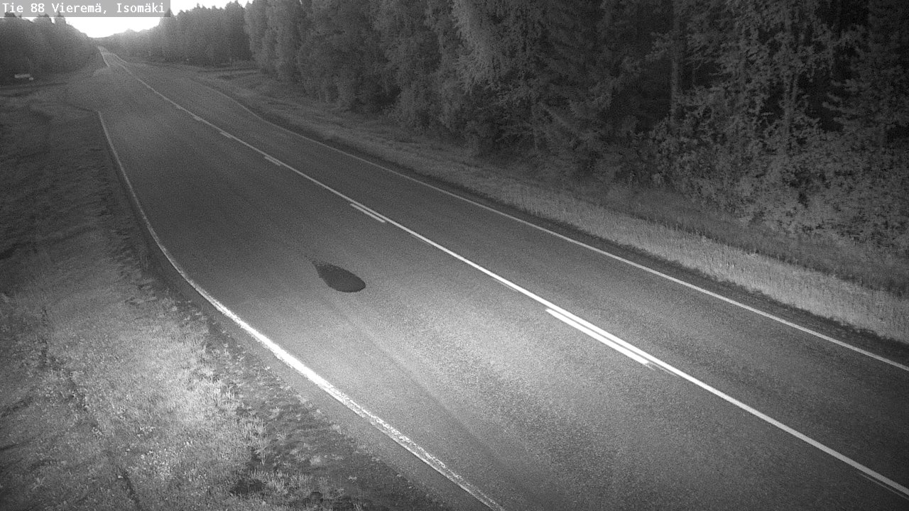 Weather Camera Image Road 88 Vieremä, Isomäki, Vieremä, Pohjois-Savo