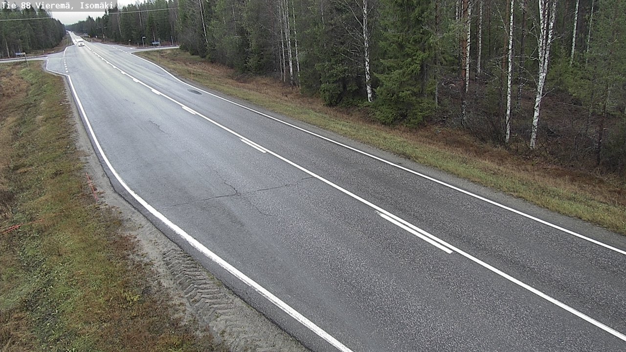 Weather Camera Image Väg 88 Vieremä, Isomäki, Vieremä, Pohjois-Savo