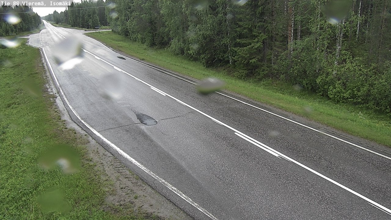 Weather Camera Image Väg 88 Vieremä, Isomäki, Vieremä, Pohjois-Savo