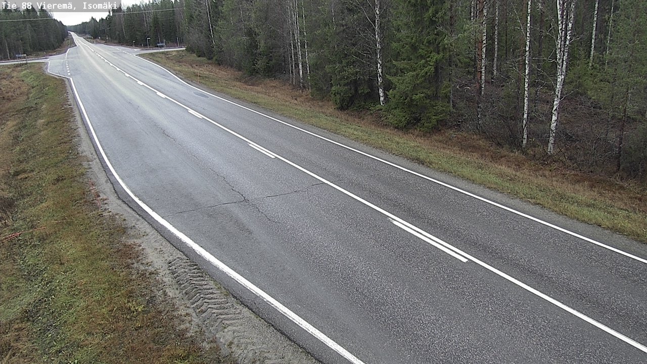 Weather Camera Image Väg 88 Vieremä, Isomäki, Vieremä, Pohjois-Savo