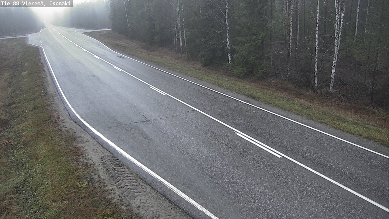 Weather Camera Image Väg 88 Vieremä, Isomäki, Vieremä, Pohjois-Savo