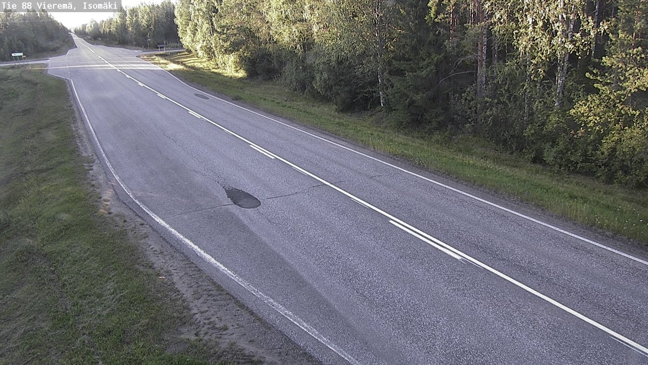 Weather Camera Image Road 88 Vieremä, Isomäki, Vieremä, Pohjois-Savo