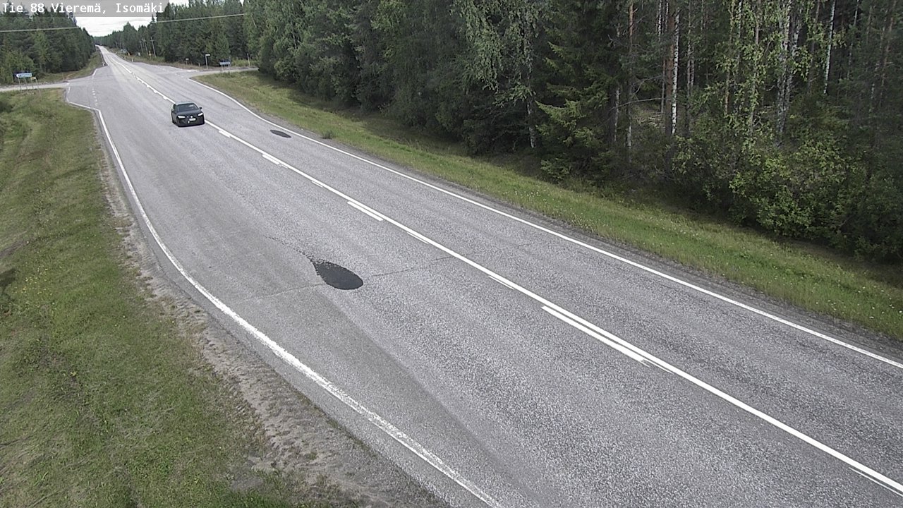 Kelikamerat Kuva Tie 88 Vieremä, Isomäki, Vieremä, Pohjois-Savo