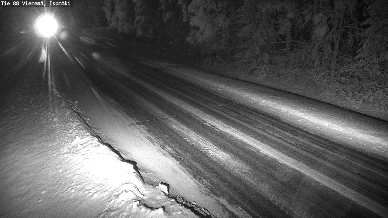 Weather Camera Image Road 88 Vieremä, Isomäki, Vieremä, Pohjois-Savo