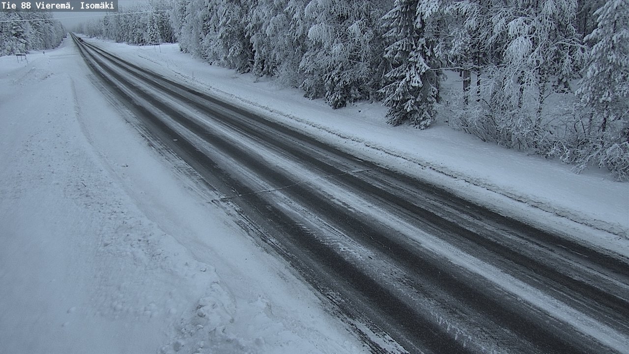 Weather Camera Image Road 88 Vieremä, Isomäki, Vieremä, Pohjois-Savo