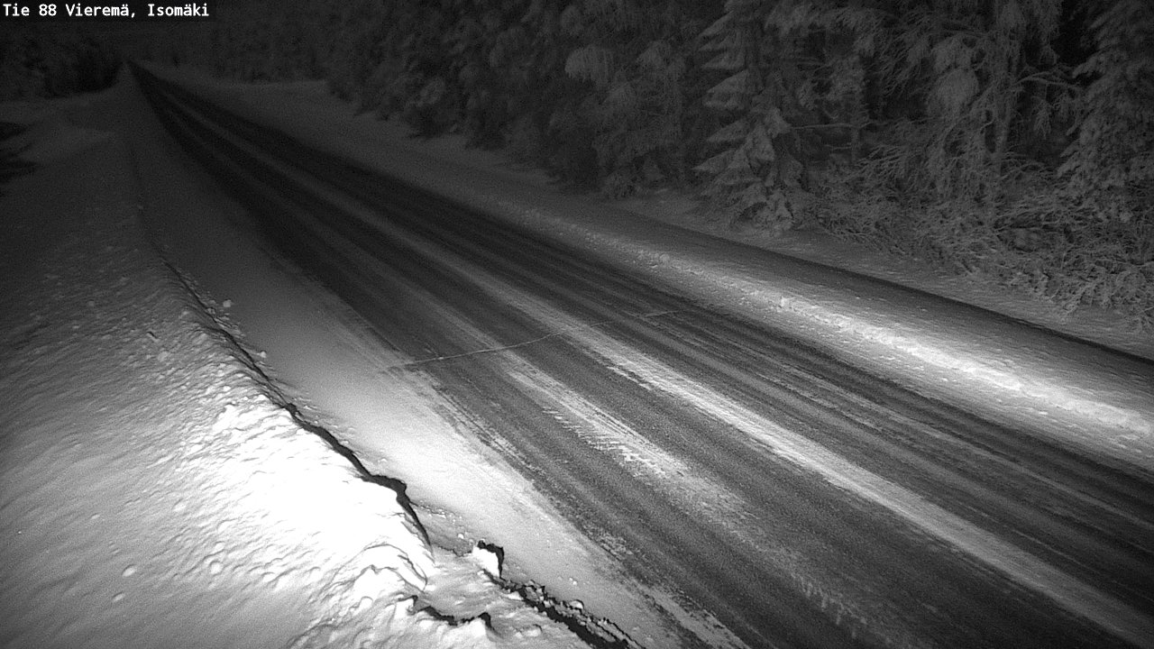 Weather Camera Image Road 88 Vieremä, Isomäki, Vieremä, Pohjois-Savo