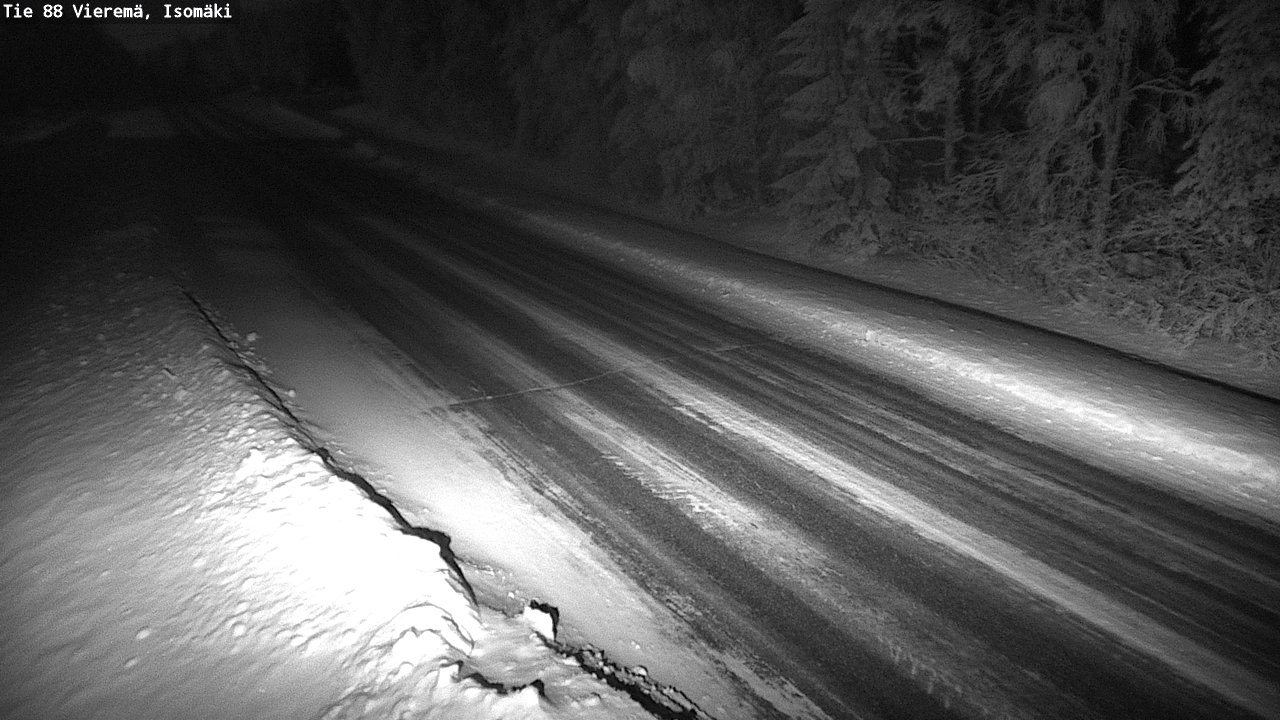 Weather Camera Image Road 88 Vieremä, Isomäki, Vieremä, Pohjois-Savo