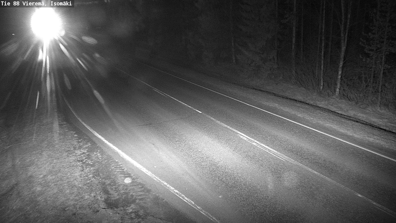 Weather Camera Image Road 88 Vieremä, Isomäki, Vieremä, Pohjois-Savo