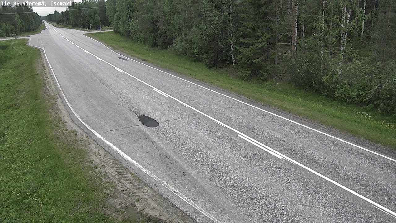 Kelikamerat Kuva Tie 88 Vieremä, Isomäki, Vieremä, Pohjois-Savo