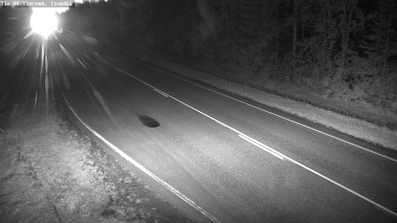 Weather Camera Image Road 88 Vieremä, Isomäki, Vieremä, Pohjois-Savo