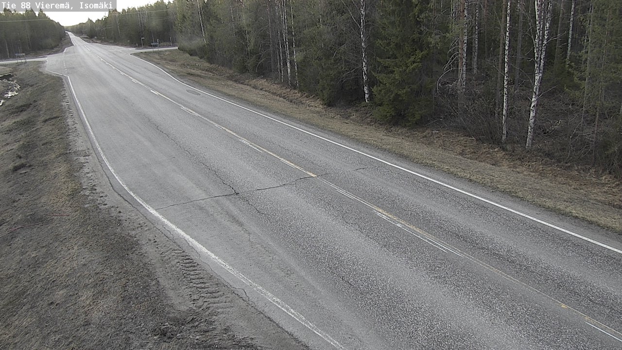Kelikamerat Kuva Tie 88 Vieremä, Isomäki, Vieremä, Pohjois-Savo