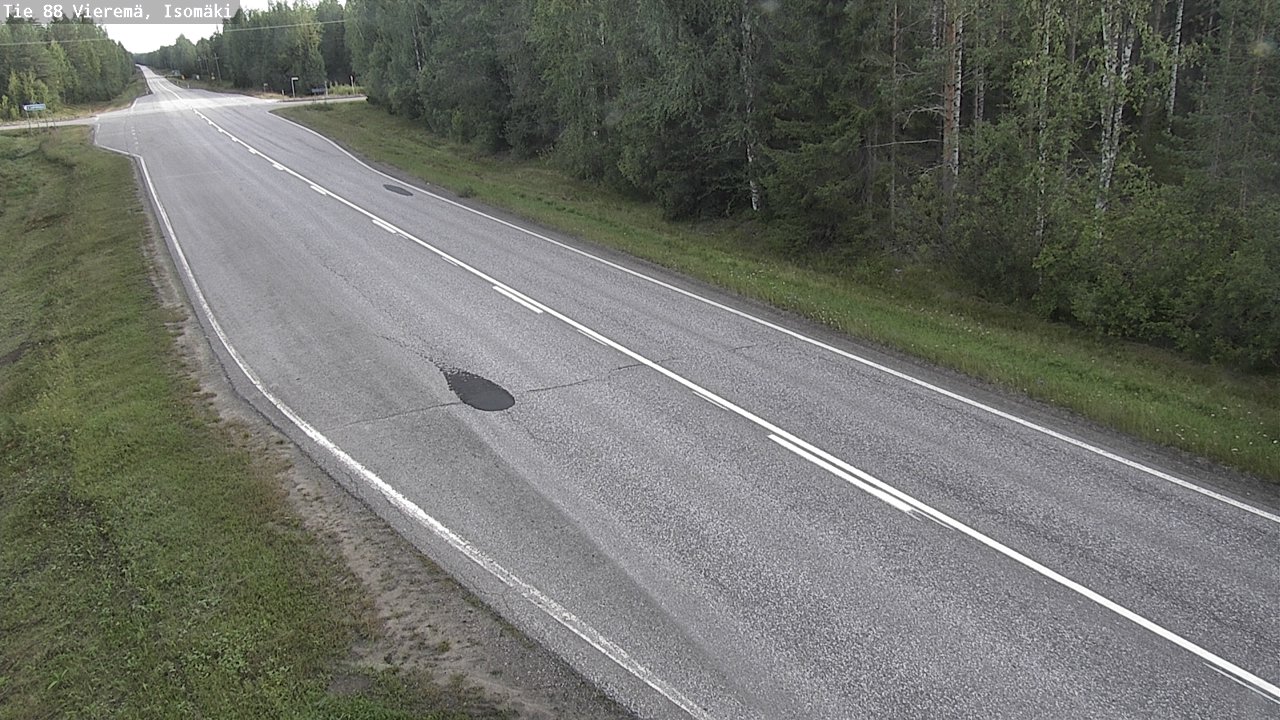 Weather Camera Image Road 88 Vieremä, Isomäki, Vieremä, Pohjois-Savo