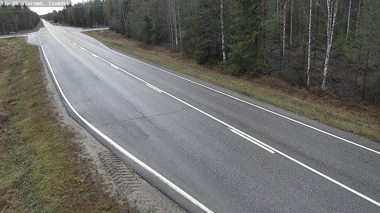 Weather Camera Image Väg 88 Vieremä, Isomäki, Vieremä, Pohjois-Savo