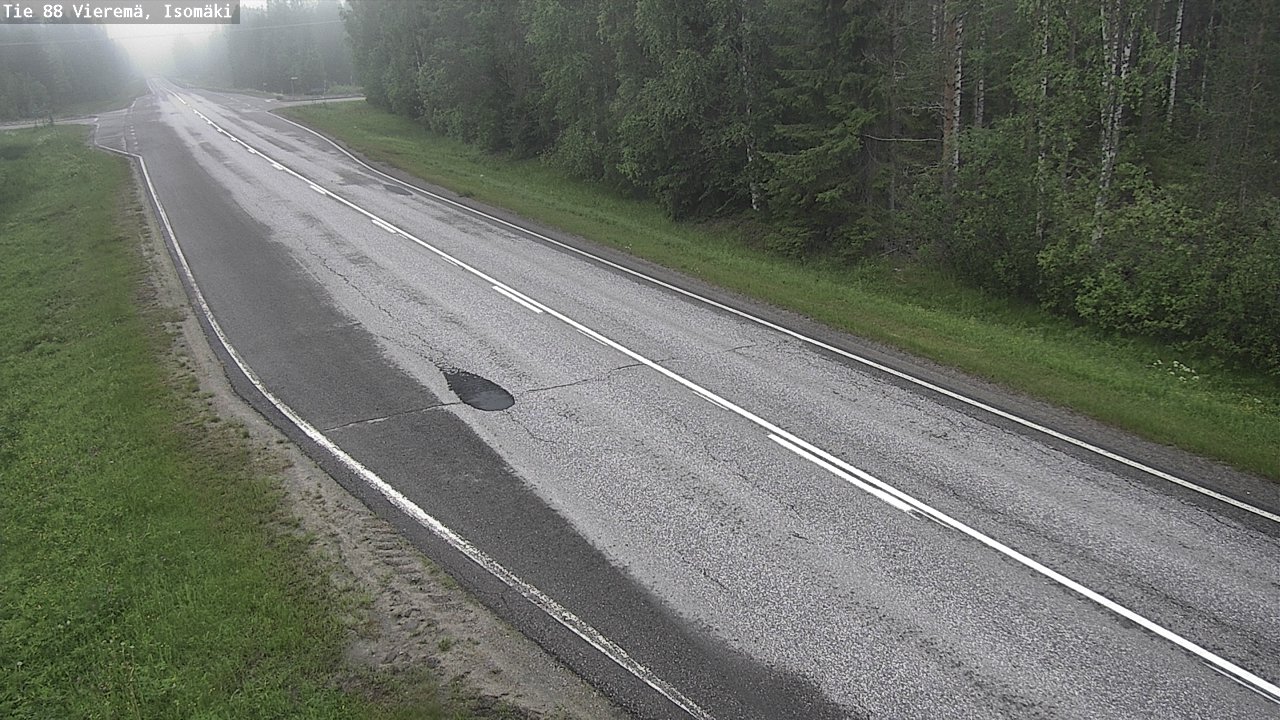 Kelikamerat Kuva Tie 88 Vieremä, Isomäki, Vieremä, Pohjois-Savo