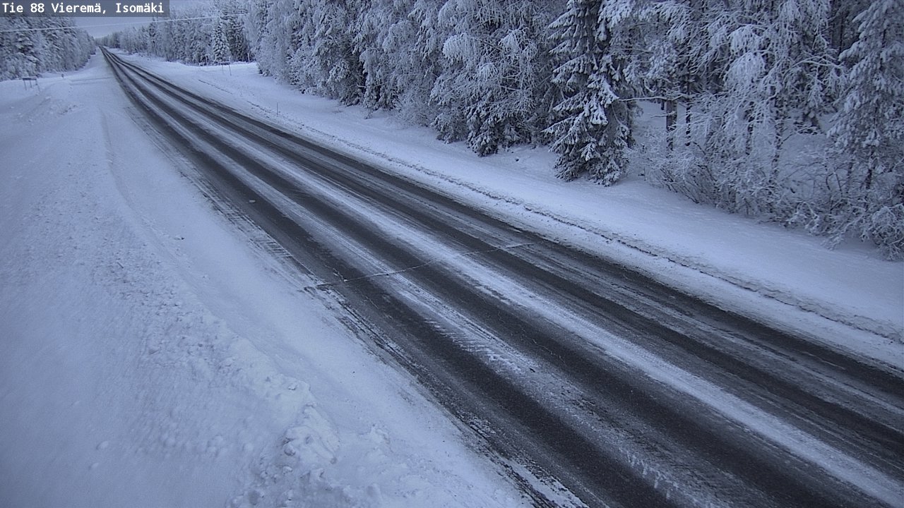 Weather Camera Image Road 88 Vieremä, Isomäki, Vieremä, Pohjois-Savo