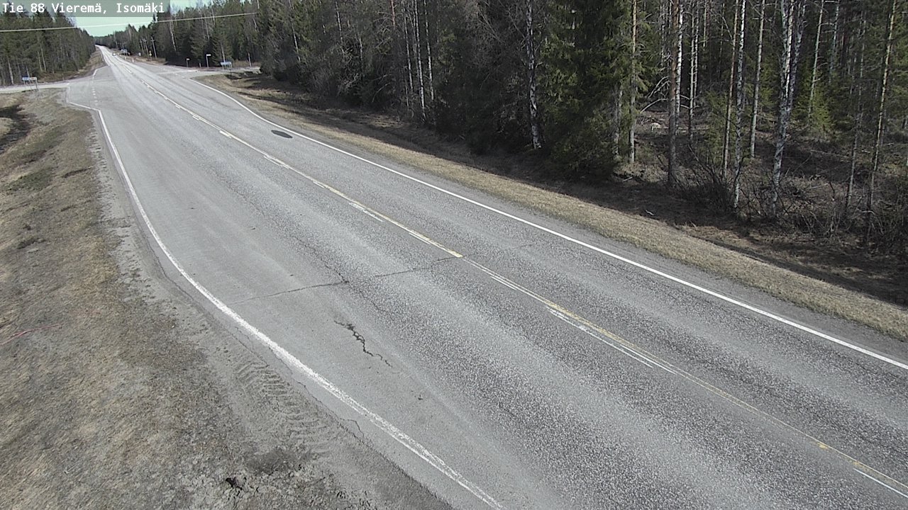 Kelikamerat Kuva Tie 88 Vieremä, Isomäki, Vieremä, Pohjois-Savo