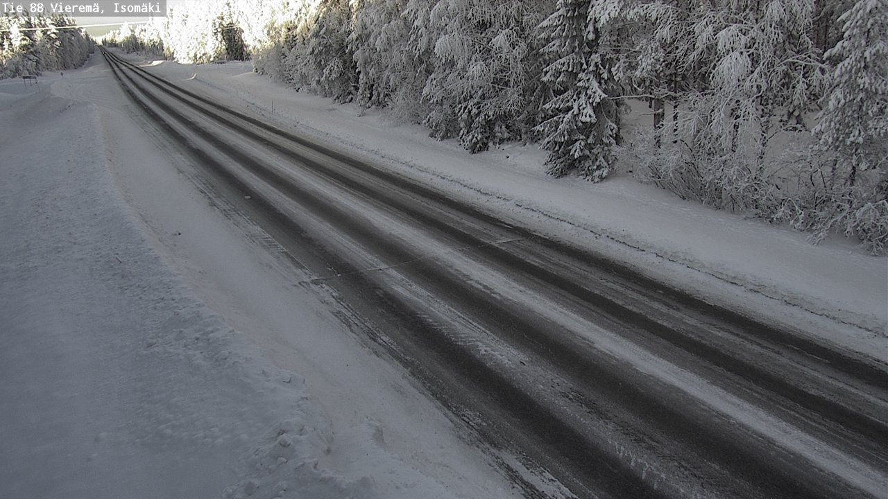 Weather Camera Image Road 88 Vieremä, Isomäki, Vieremä, Pohjois-Savo