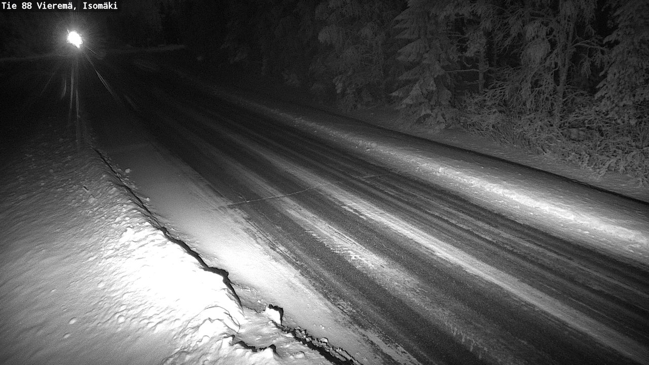 Weather Camera Image Road 88 Vieremä, Isomäki, Vieremä, Pohjois-Savo