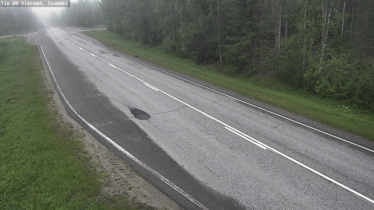Kelikamerat Kuva Tie 88 Vieremä, Isomäki, Vieremä, Pohjois-Savo