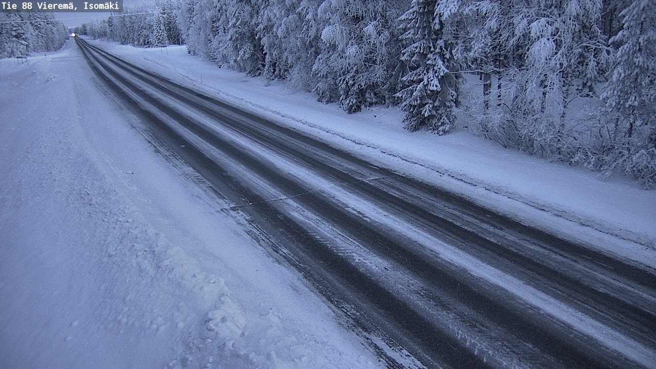 Weather Camera Image Road 88 Vieremä, Isomäki, Vieremä, Pohjois-Savo