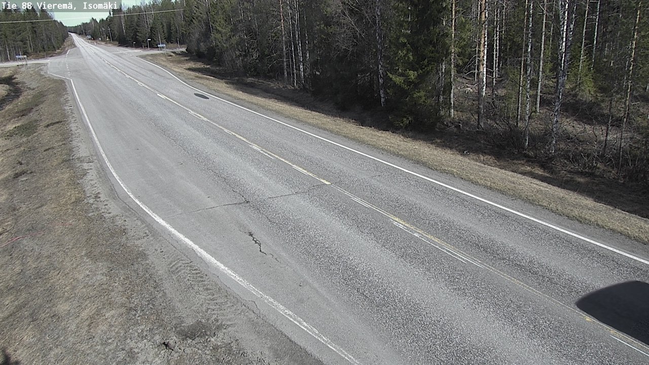 Kelikamerat Kuva Tie 88 Vieremä, Isomäki, Vieremä, Pohjois-Savo