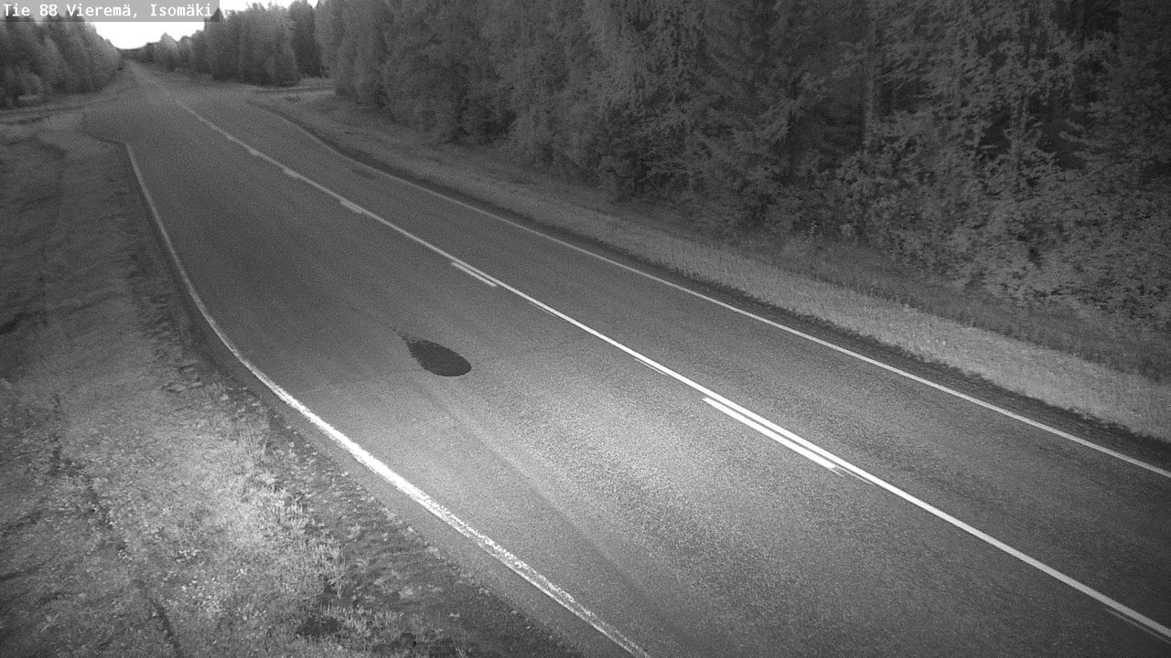 Weather Camera Image Road 88 Vieremä, Isomäki, Vieremä, Pohjois-Savo