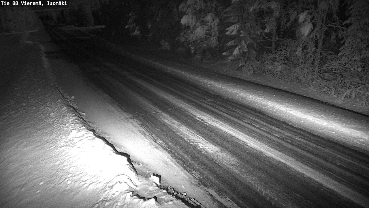Weather Camera Image Road 88 Vieremä, Isomäki, Vieremä, Pohjois-Savo