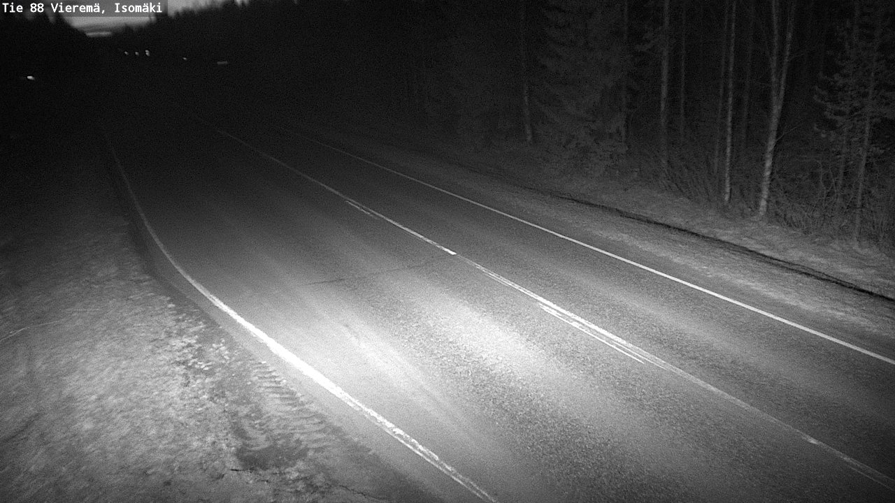 Weather Camera Image Road 88 Vieremä, Isomäki, Vieremä, Pohjois-Savo