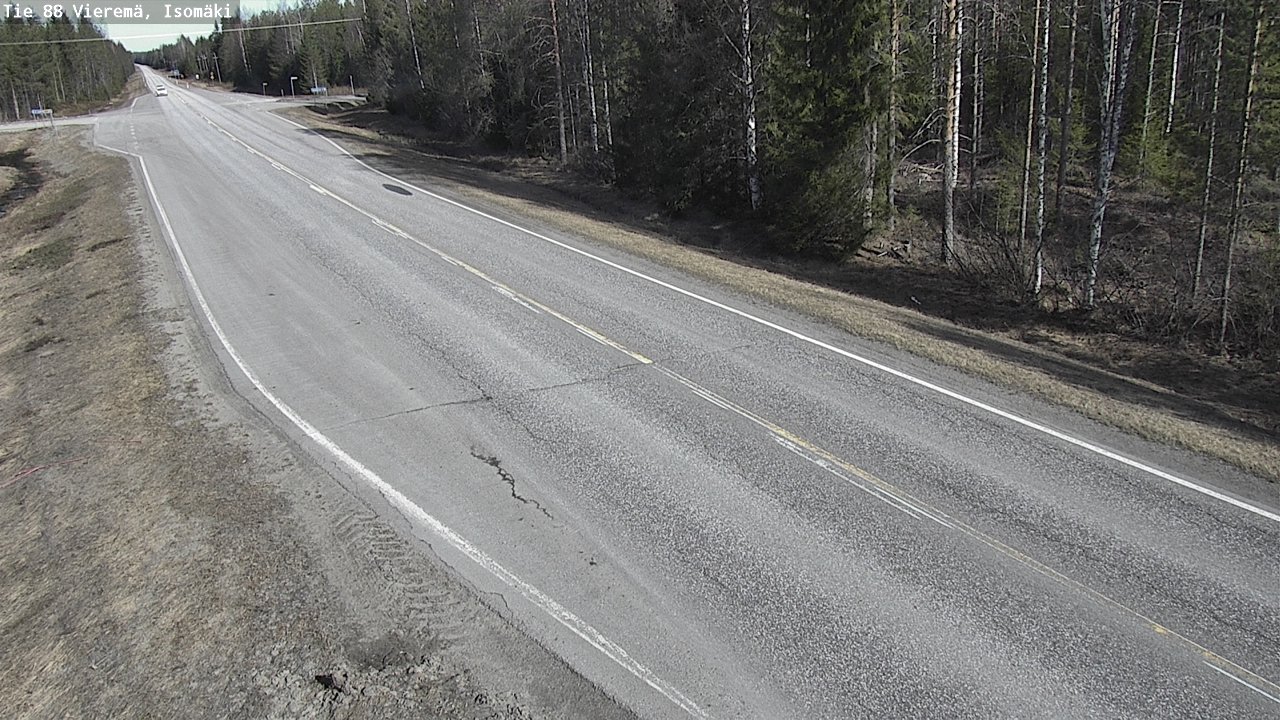 Kelikamerat Kuva Tie 88 Vieremä, Isomäki, Vieremä, Pohjois-Savo