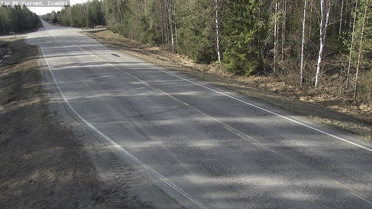 Kelikamerat Kuva Tie 88 Vieremä, Isomäki, Vieremä, Pohjois-Savo