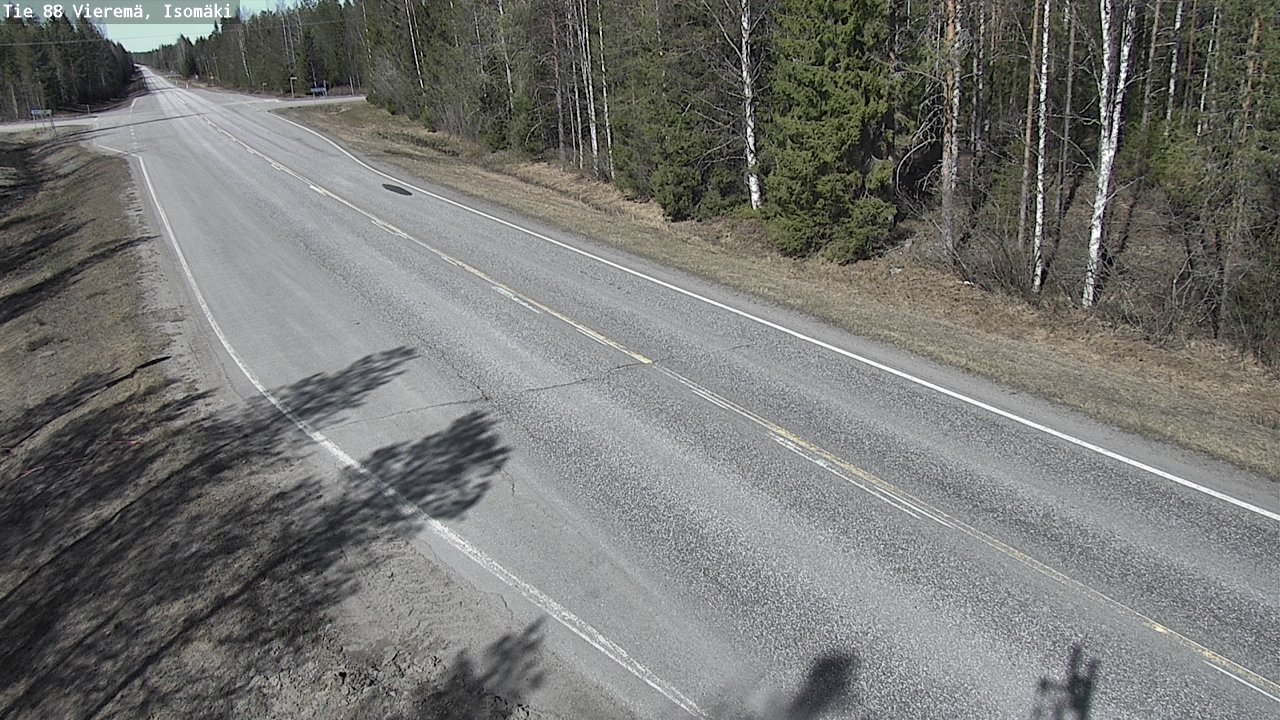 Kelikamerat Kuva Tie 88 Vieremä, Isomäki, Vieremä, Pohjois-Savo
