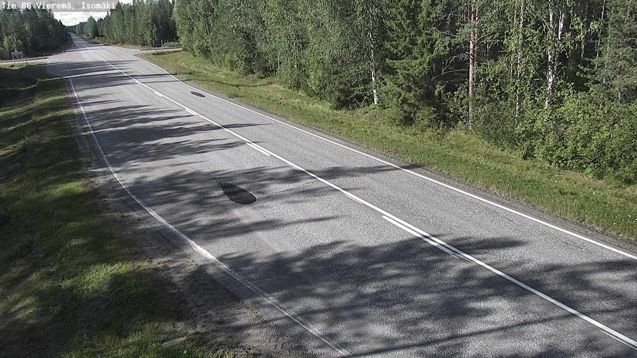 Weather Camera Image Road 88 Vieremä, Isomäki, Vieremä, Pohjois-Savo