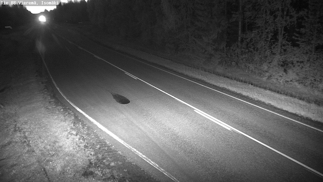 Weather Camera Image Road 88 Vieremä, Isomäki, Vieremä, Pohjois-Savo