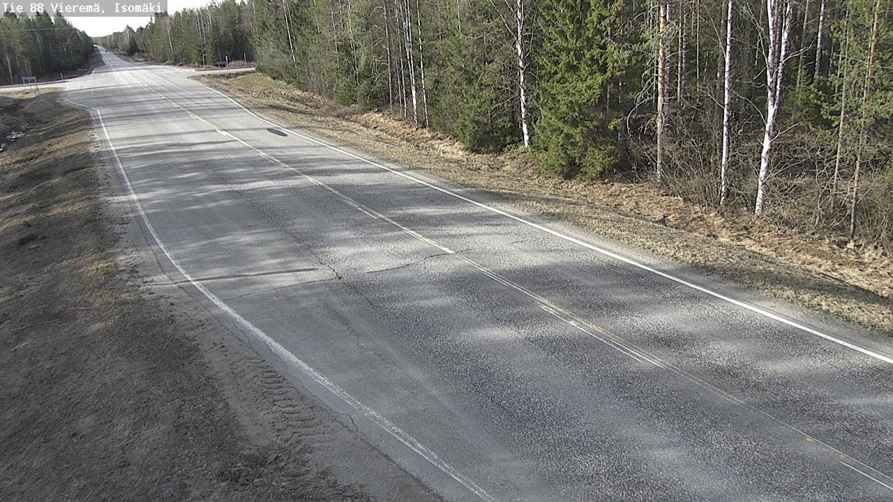 Kelikamerat Kuva Tie 88 Vieremä, Isomäki, Vieremä, Pohjois-Savo