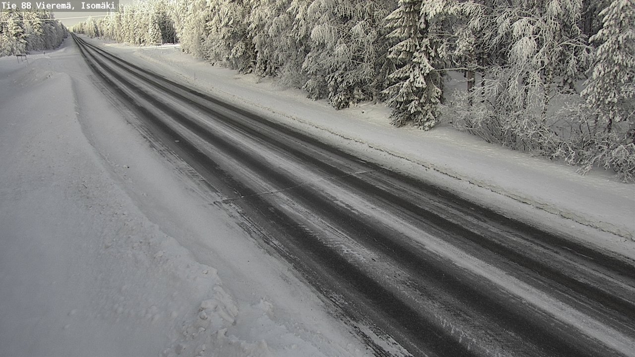 Weather Camera Image Road 88 Vieremä, Isomäki, Vieremä, Pohjois-Savo