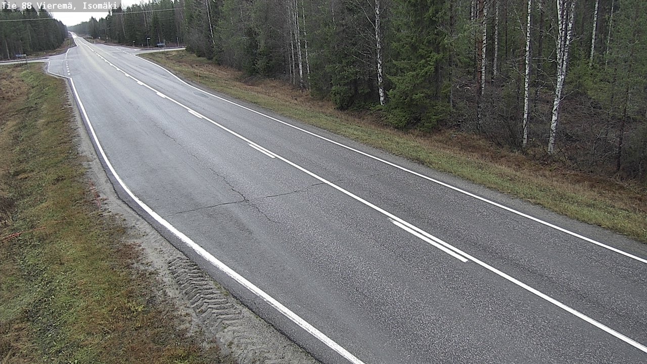 Weather Camera Image Väg 88 Vieremä, Isomäki, Vieremä, Pohjois-Savo