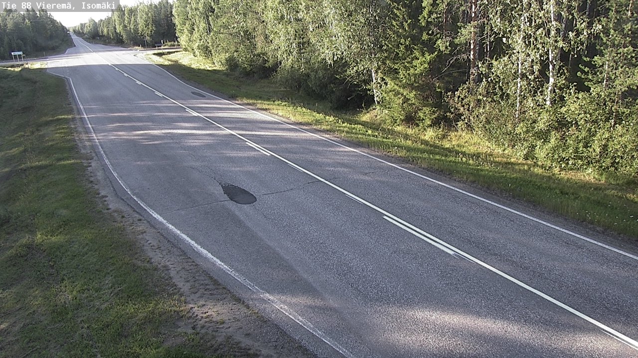 Weather Camera Image Road 88 Vieremä, Isomäki, Vieremä, Pohjois-Savo