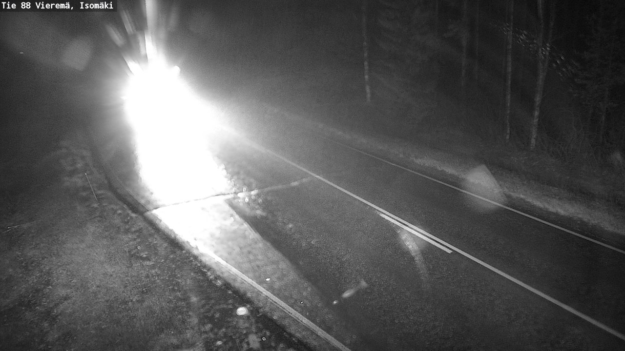 Weather Camera Image Road 88 Vieremä, Isomäki, Vieremä, Pohjois-Savo