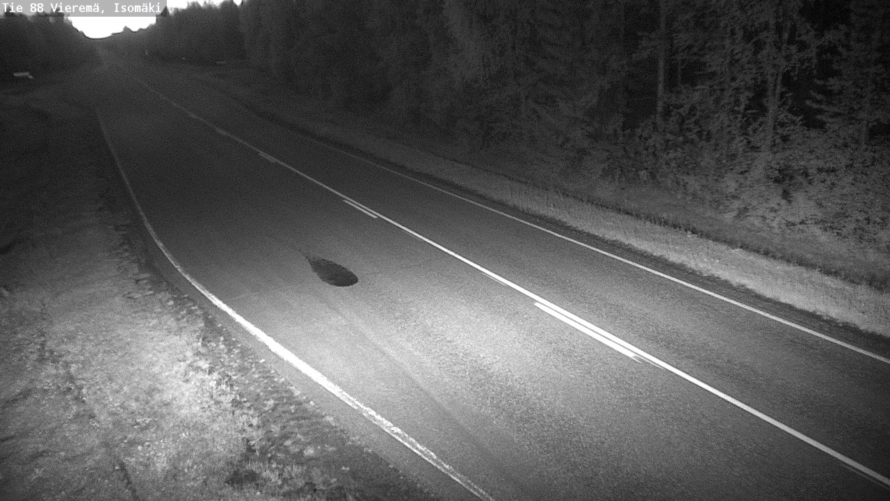 Weather Camera Image Road 88 Vieremä, Isomäki, Vieremä, Pohjois-Savo