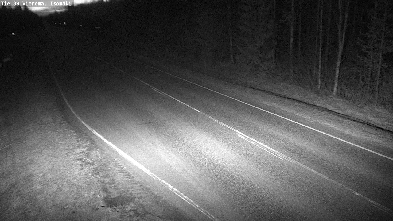 Weather Camera Image Road 88 Vieremä, Isomäki, Vieremä, Pohjois-Savo