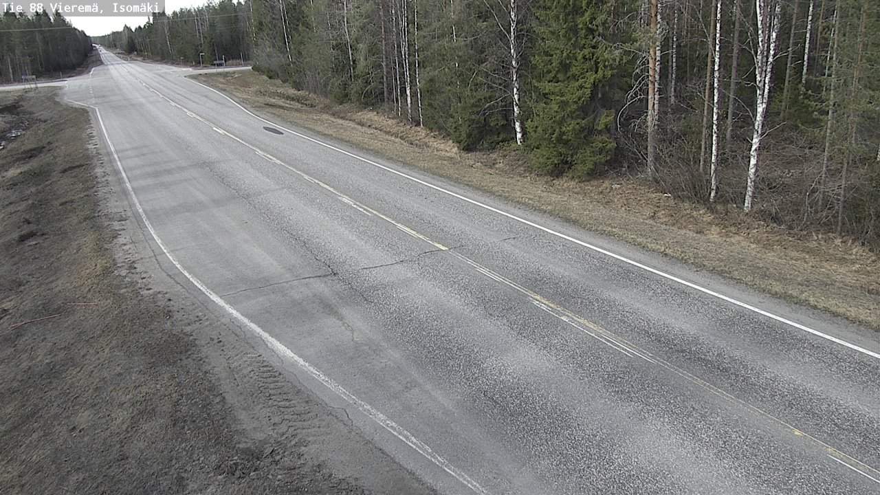 Kelikamerat Kuva Tie 88 Vieremä, Isomäki, Vieremä, Pohjois-Savo
