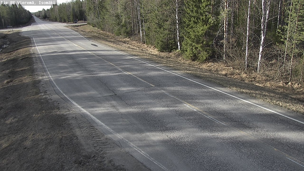 Kelikamerat Kuva Tie 88 Vieremä, Isomäki, Vieremä, Pohjois-Savo