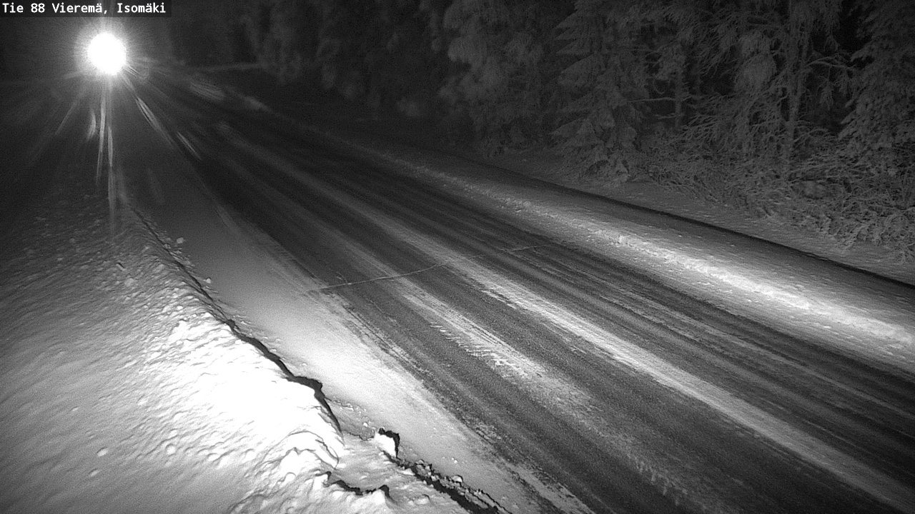 Weather Camera Image Road 88 Vieremä, Isomäki, Vieremä, Pohjois-Savo